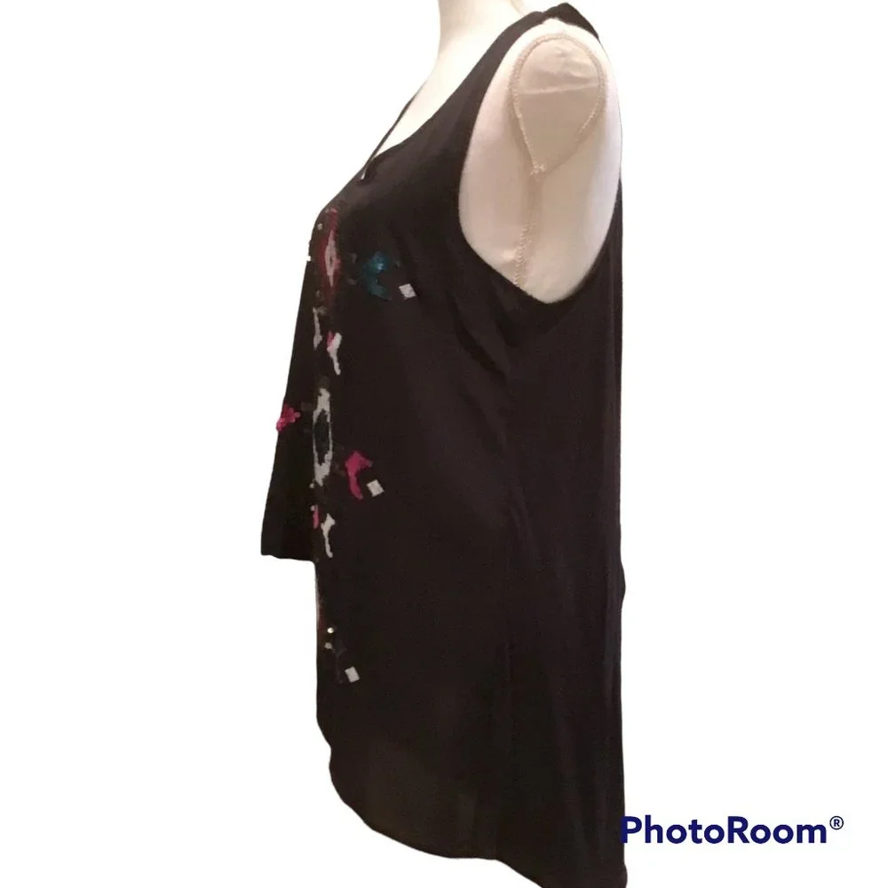 Rock & Republic Sequined Aztec Tank - Picture 3 of 5